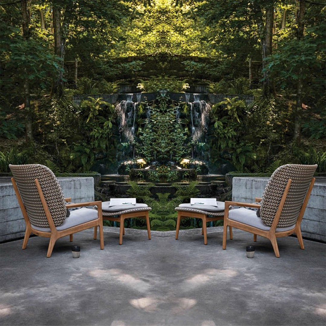 MAS-3475 Masdio Modern Outdoor Solid Wood Lounge Chair