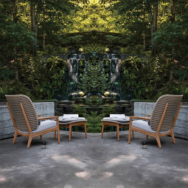MAS-3475 Masdio Modern Outdoor Solid Wood Lounge Chair