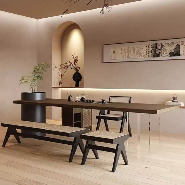 MAS-3477 Masdio Oriental Solid Wood Dining Table