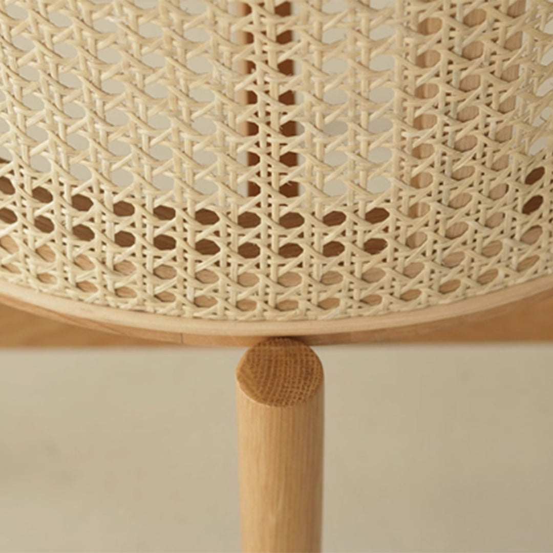 MAS-3478 Masdio Rustic Rattan Side Table