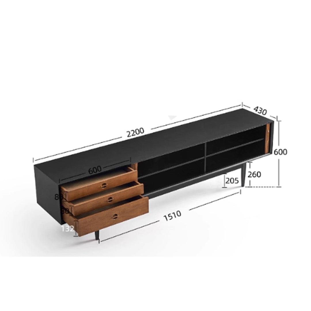 MAS-3480 Masdio Modern Solid Wood TV Console