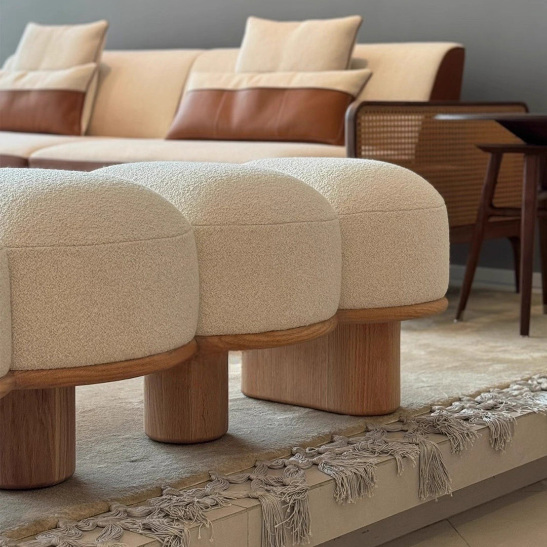 MAS-3484 Masdio Modern Boucle Bench