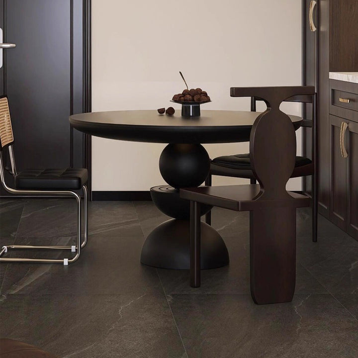 MAS-3485 Masdio Modern Solid Wood Round Dining Table