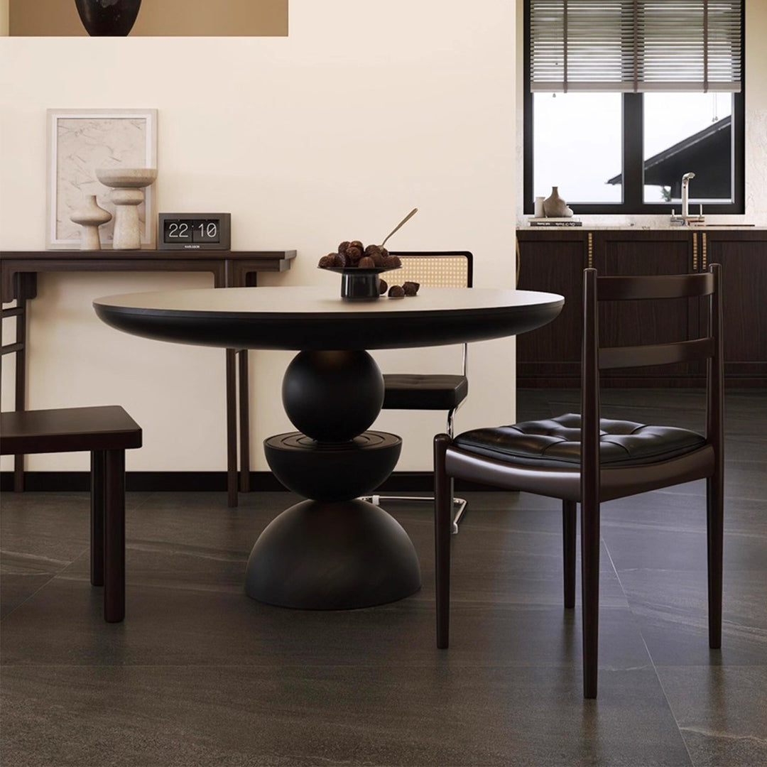 MAS-3485 Masdio Modern Solid Wood Round Dining Table