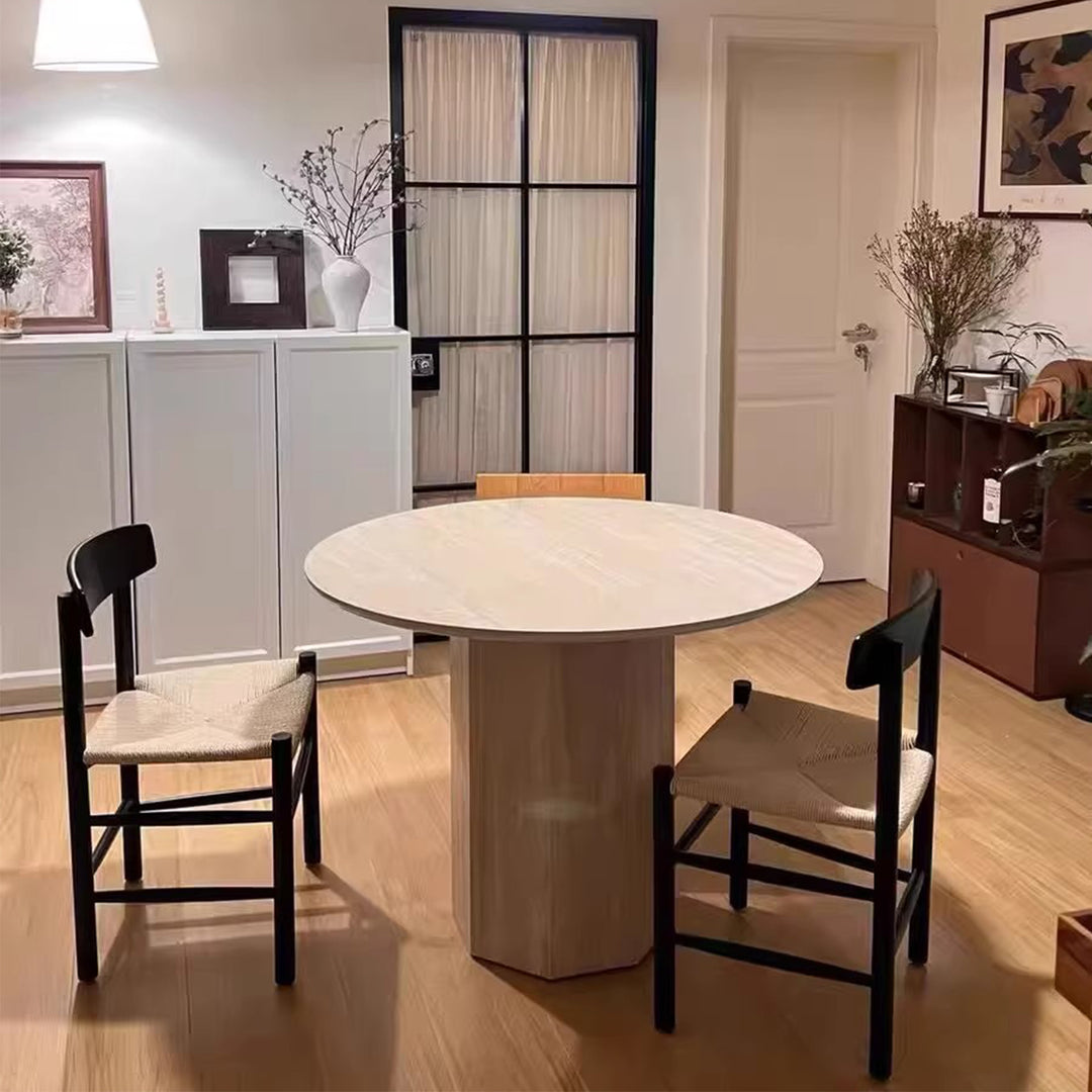 MAS-3486 Masdio Modern Travertine Dining Table