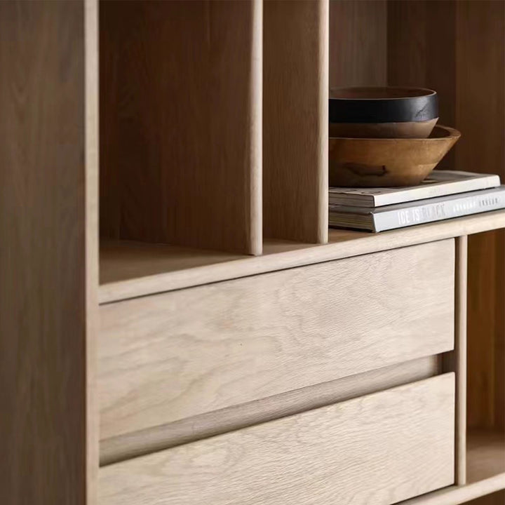 MAS-3487 Masdio Modern Solid Wood Bookshelf