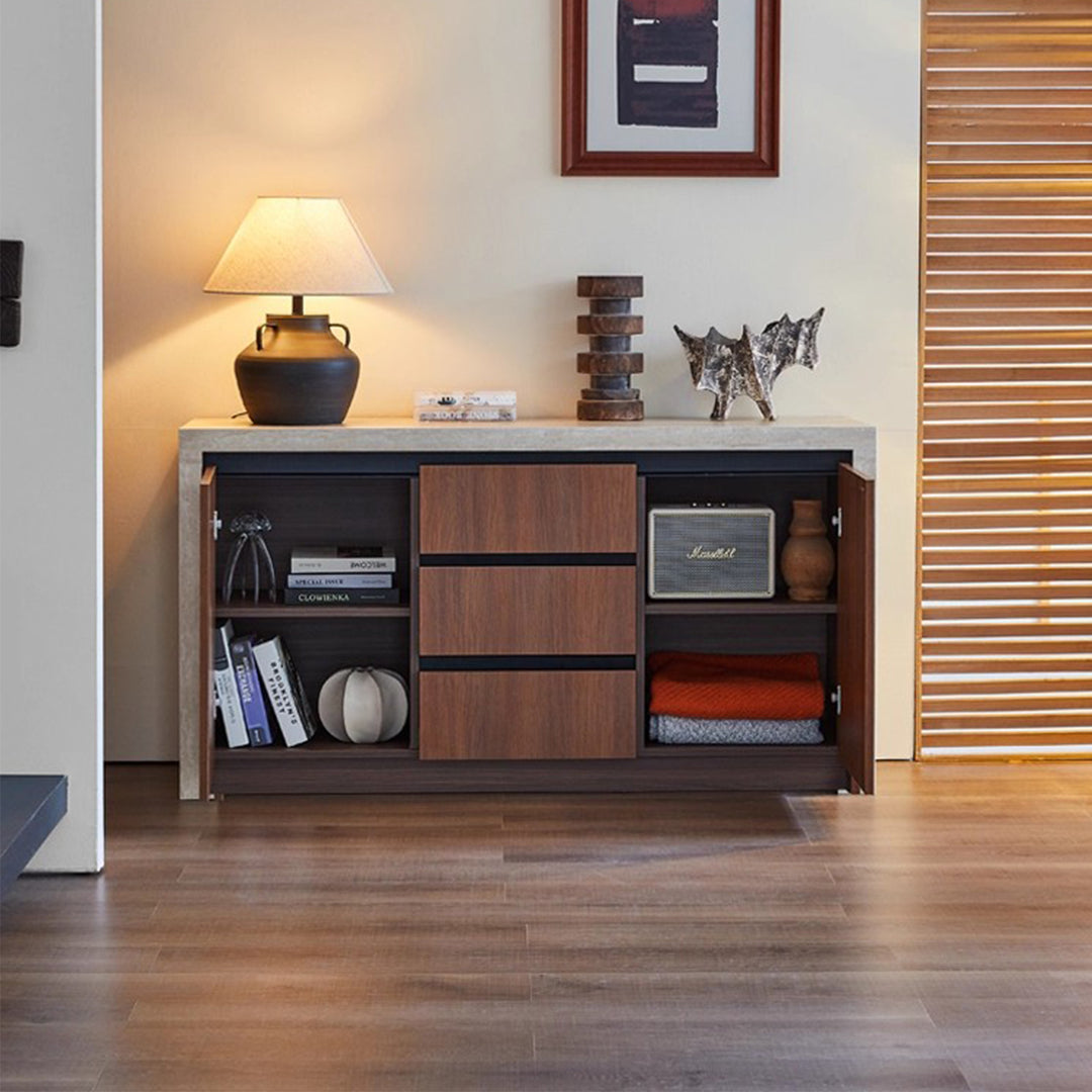 MAS-3491 Masdio Modern Travertine Sideboard