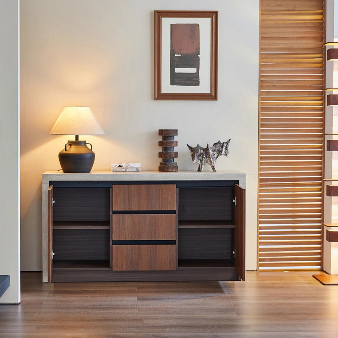 MAS-3491 Masdio Modern Travertine Sideboard