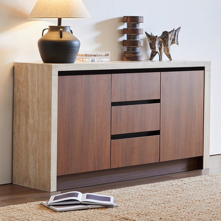 MAS-3491 Masdio Modern Travertine Sideboard