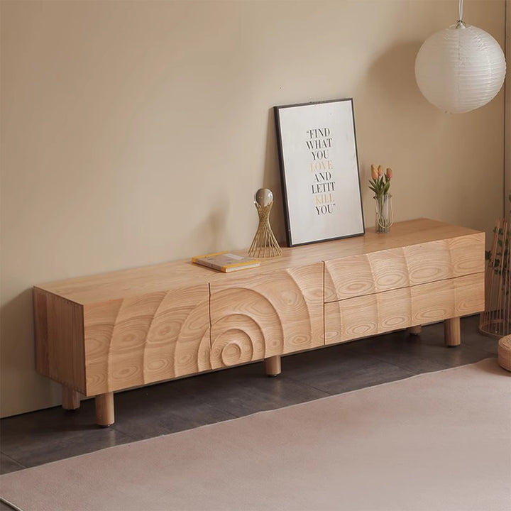 MAS-3493 Masdio Modern Solid Wood TV Console