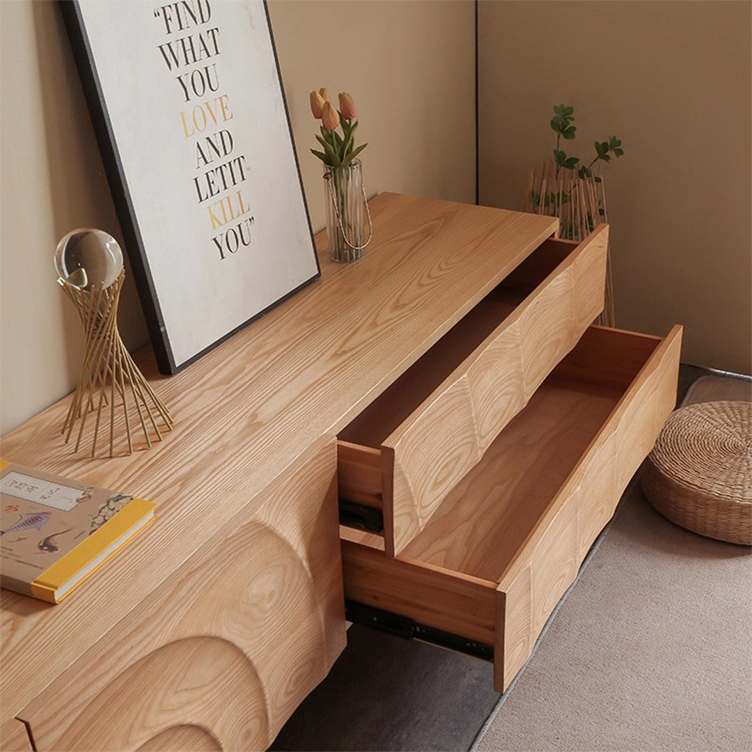 MAS-3493 Masdio Modern Solid Wood TV Console
