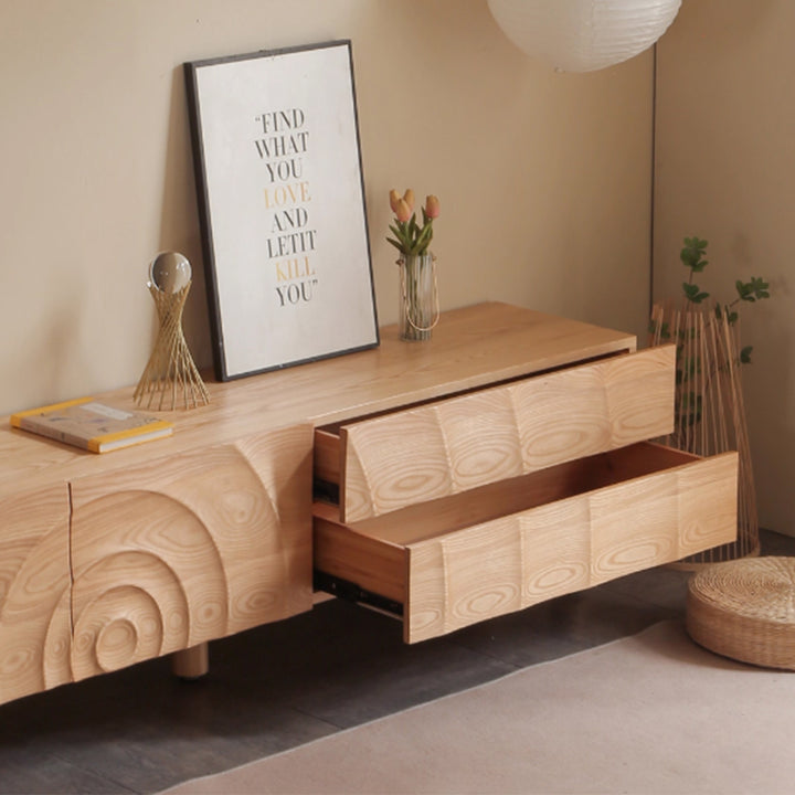 MAS-3493 Masdio Modern Solid Wood TV Console