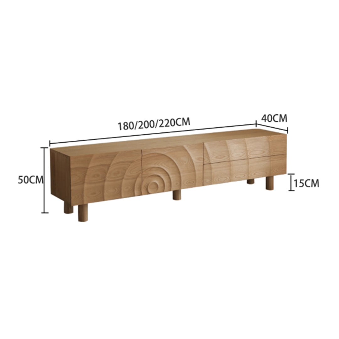 MAS-3493 Masdio Modern Solid Wood TV Console