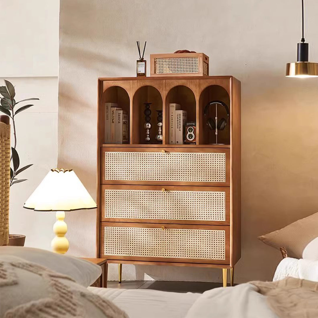 MAS-3497 Masdio Vintage Rattan Cabinet