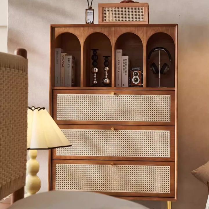 MAS-3497 Masdio Vintage Rattan Cabinet