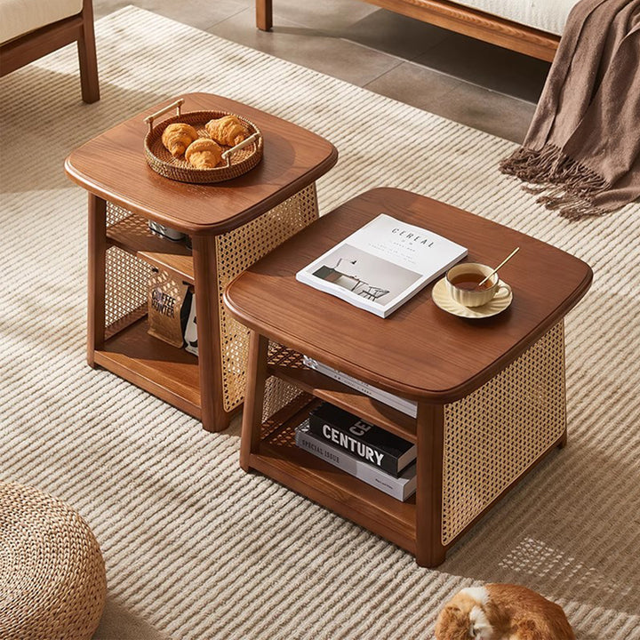 MAS-3498 Masdio Vintage Rattan Coffee Table