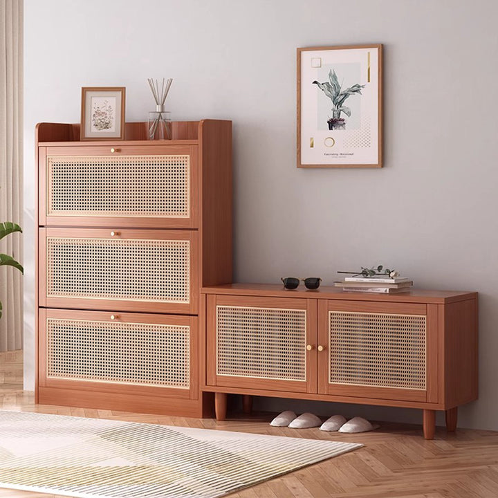 MAS-3499 Masdio Japandi Solid Wood Storage Bench