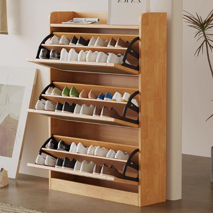 MAS-3499 Masdio Japandi Solid Wood Storage Bench