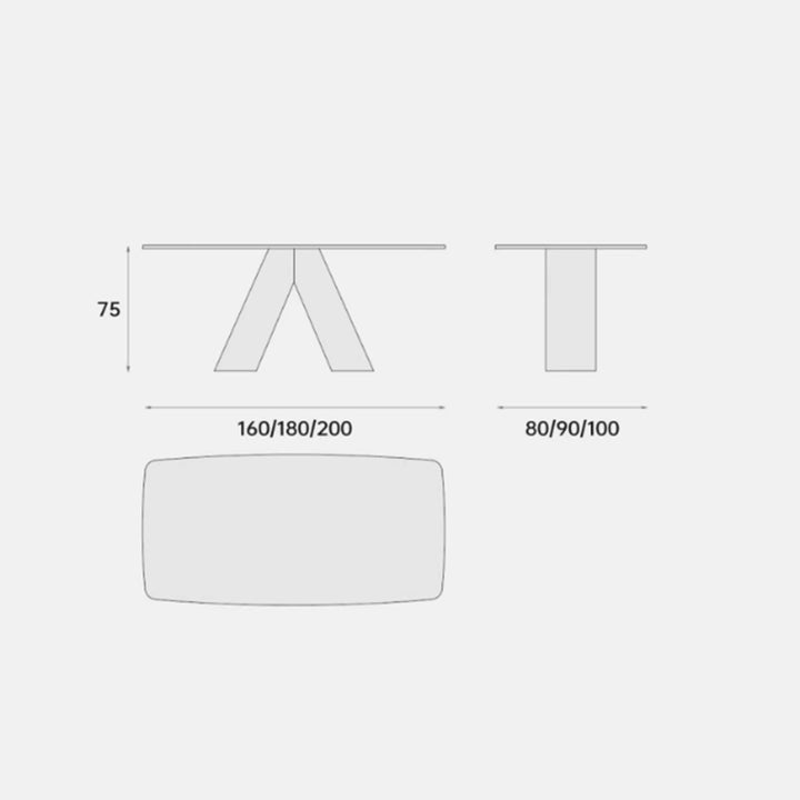 MAS-3501 Masdio Modern Marble Dining Table
