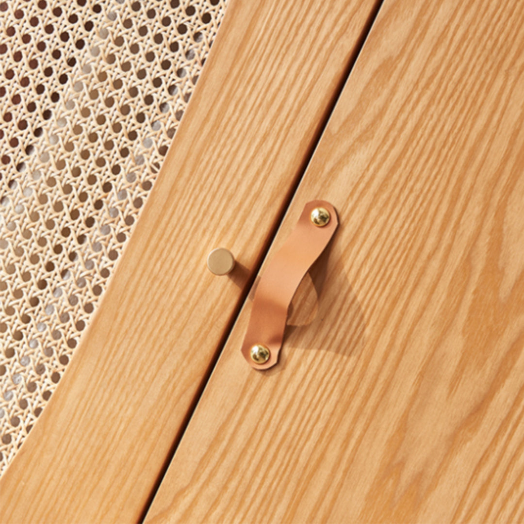 MAS-3519 Masdio Japandi Solid Wood Wardrobe