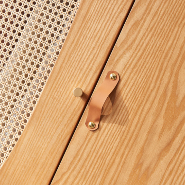 MAS-3519 Masdio Japandi Solid Wood Wardrobe