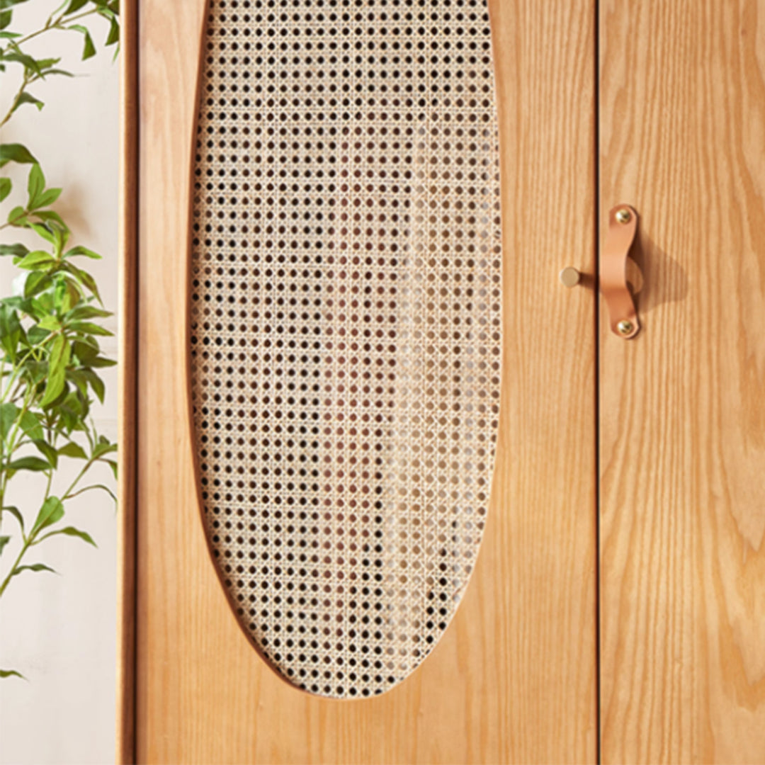 MAS-3519 Masdio Japandi Solid Wood Wardrobe