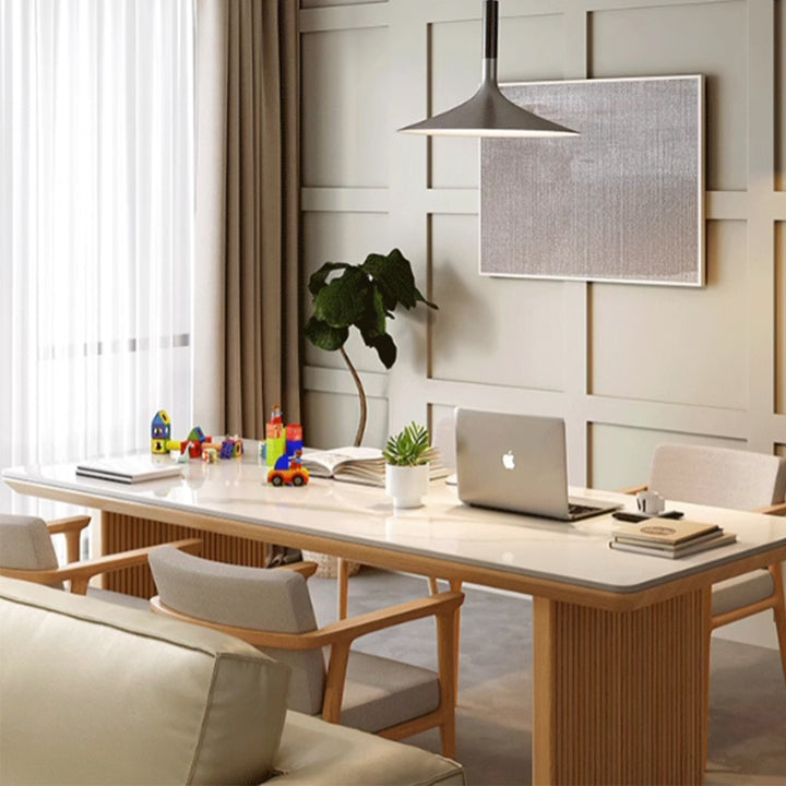 MAS-3521 Masdio Japandi Sintered Stone Dining Table
