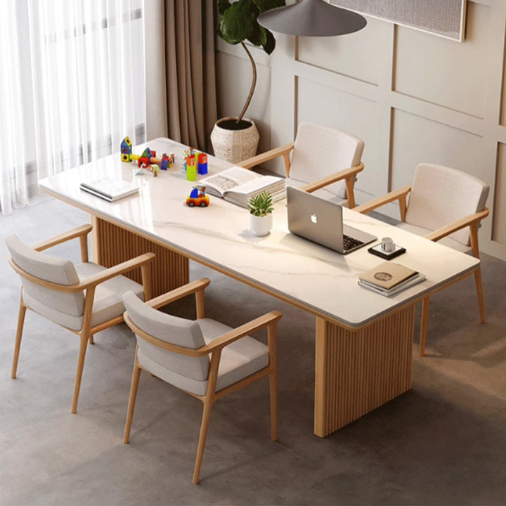 MAS-3521 Masdio Japandi Sintered Stone Dining Table
