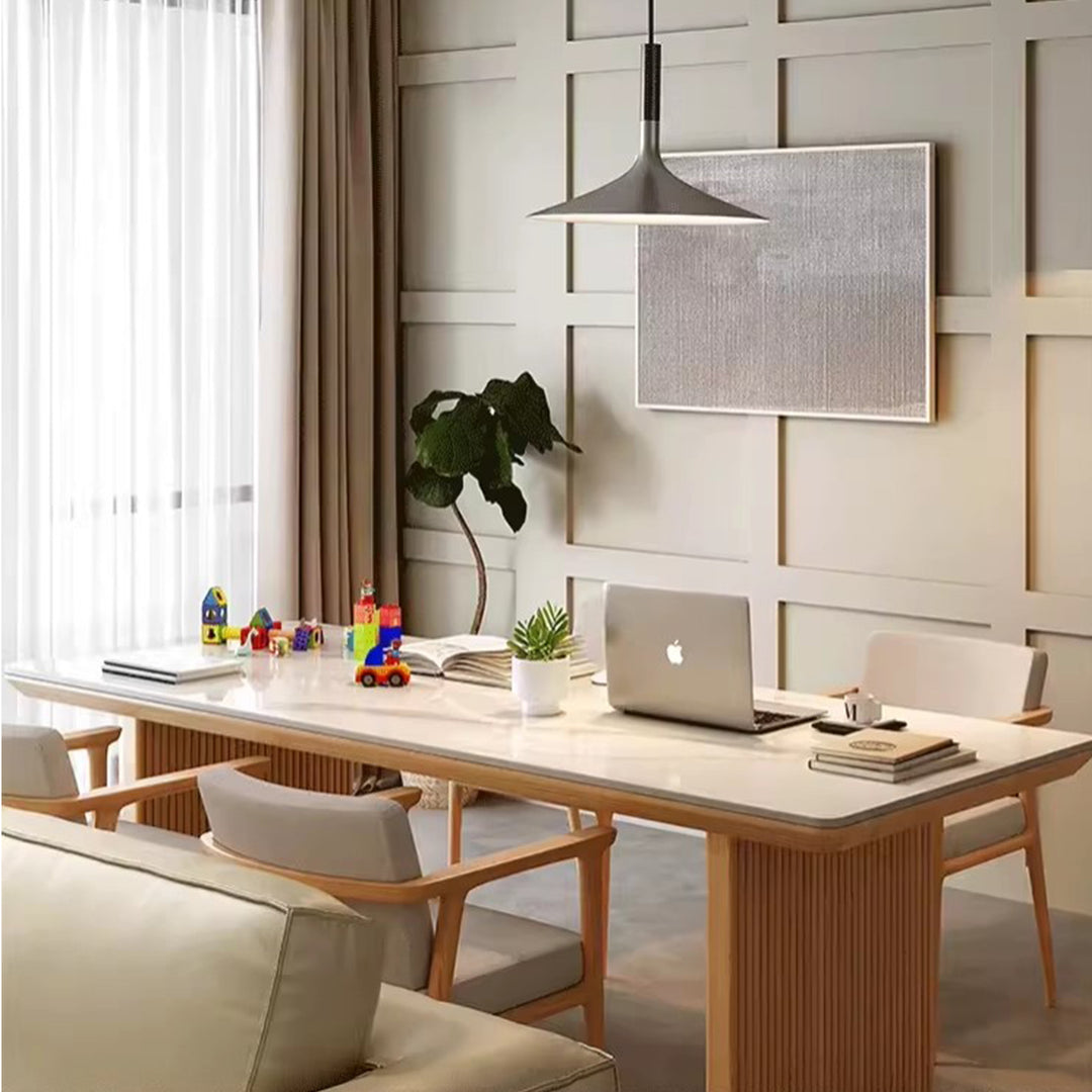 MAS-3521 Masdio Japandi Sintered Stone Dining Table