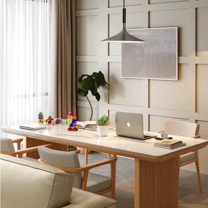 MAS-3521 Masdio Japandi Sintered Stone Dining Table