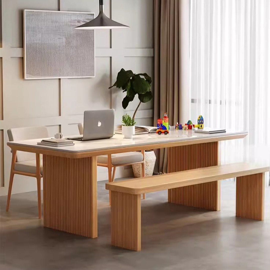 MAS-3521 Masdio Japandi Sintered Stone Dining Table
