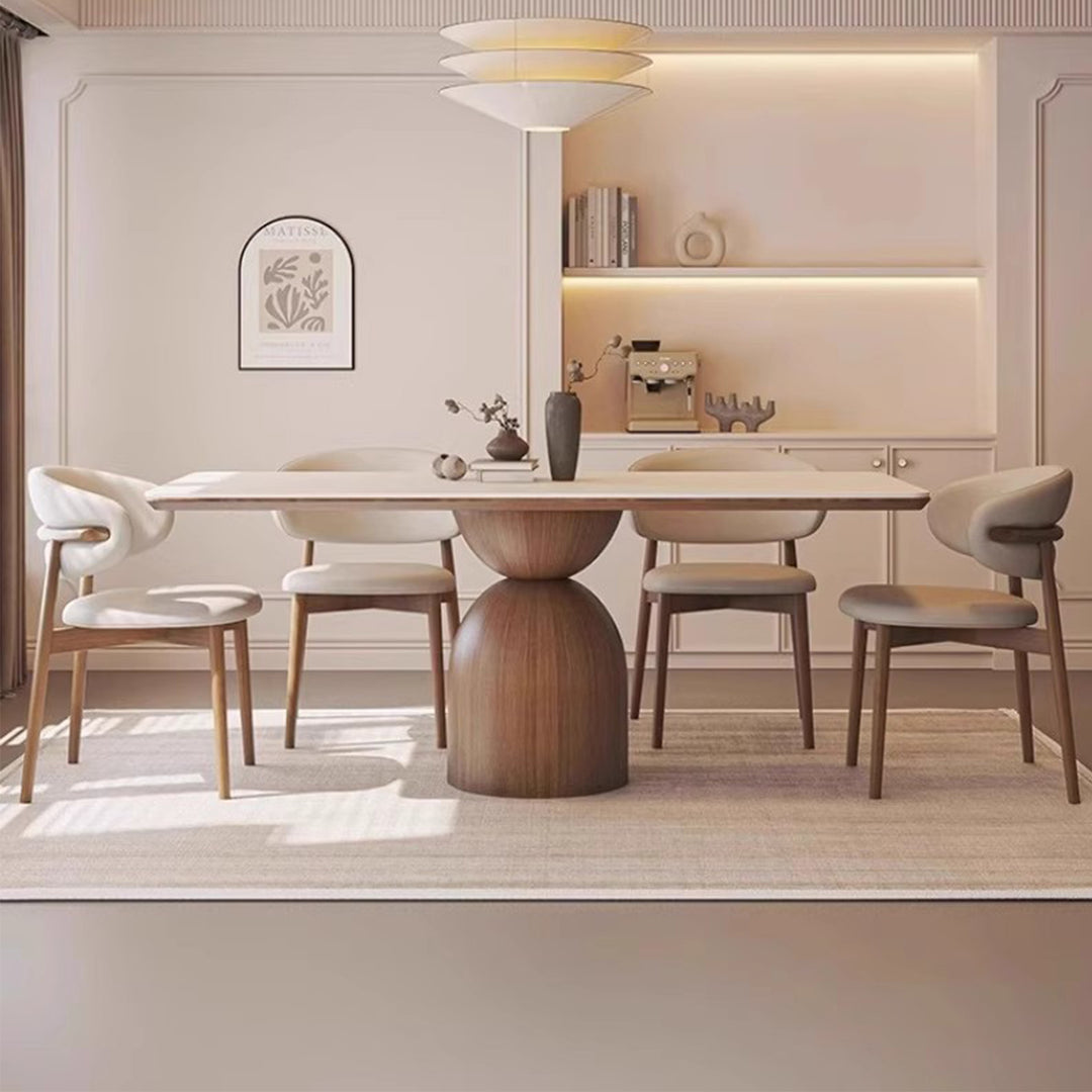 MAS-3522 Masdio Japandi Sintered Stone Dining Table