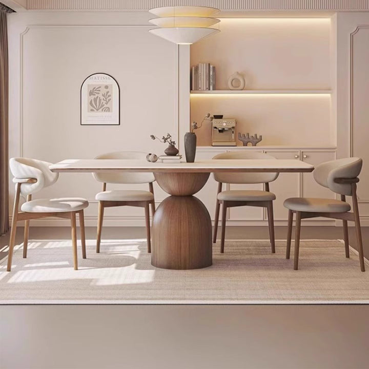 MAS-3522 Masdio Japandi Sintered Stone Dining Table