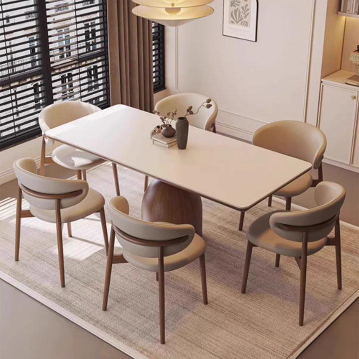 MAS-3522 Masdio Japandi Sintered Stone Dining Table