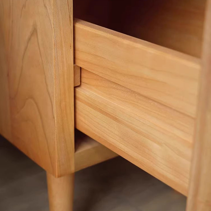 MAS-3532 Masdio Japandi Solid Wood Bedside Table