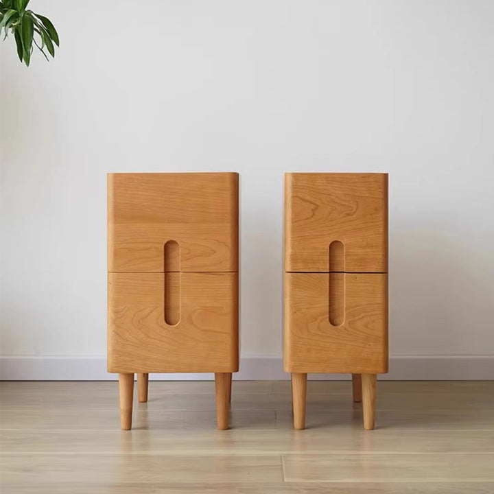 MAS-3532 Masdio Japandi Solid Wood Bedside Table