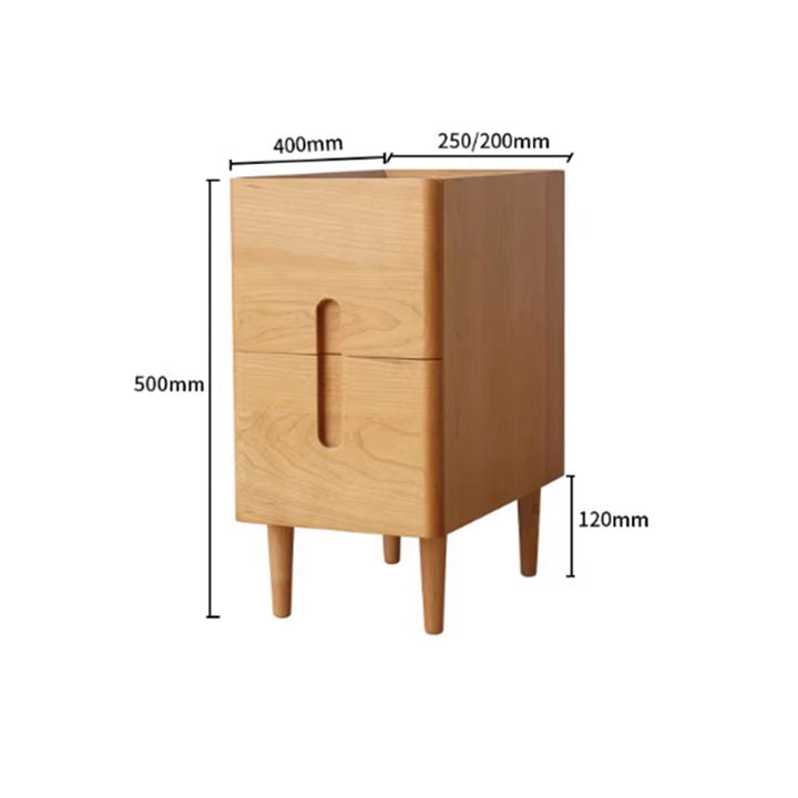 MAS-3532 Masdio Japandi Solid Wood Bedside Table
