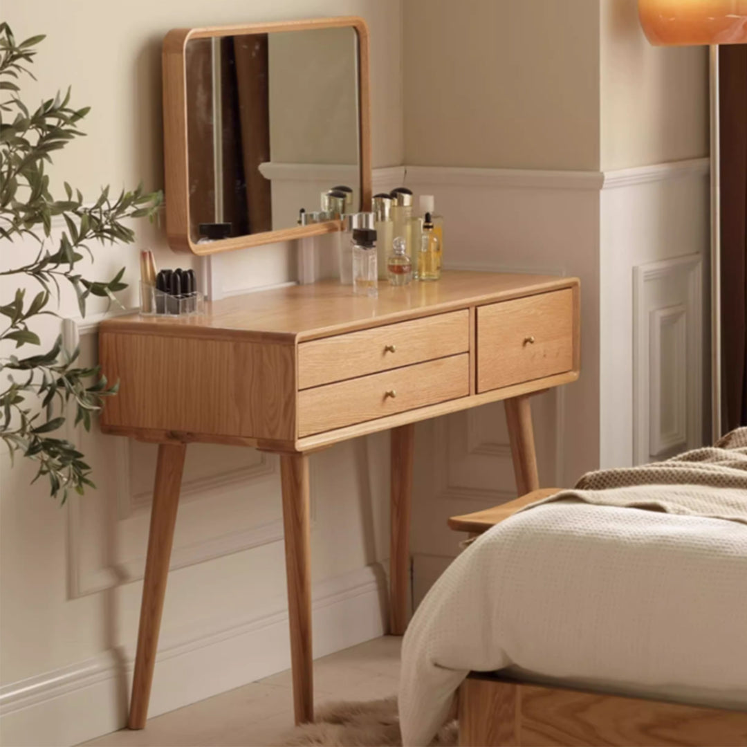 MAS-3533 Masdio Rustic Solid Wood Vanity Table
