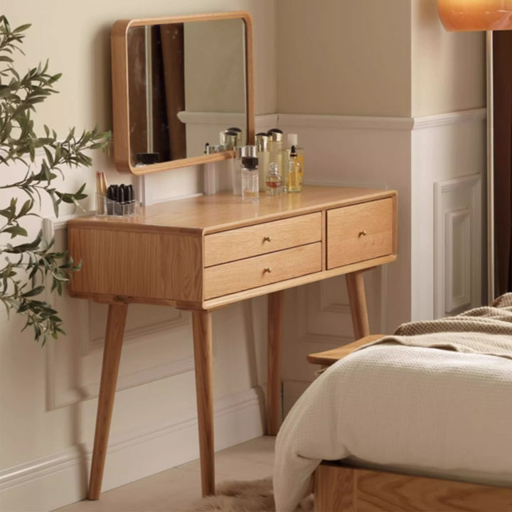 MAS-3533 Masdio Rustic Solid Wood Vanity Table