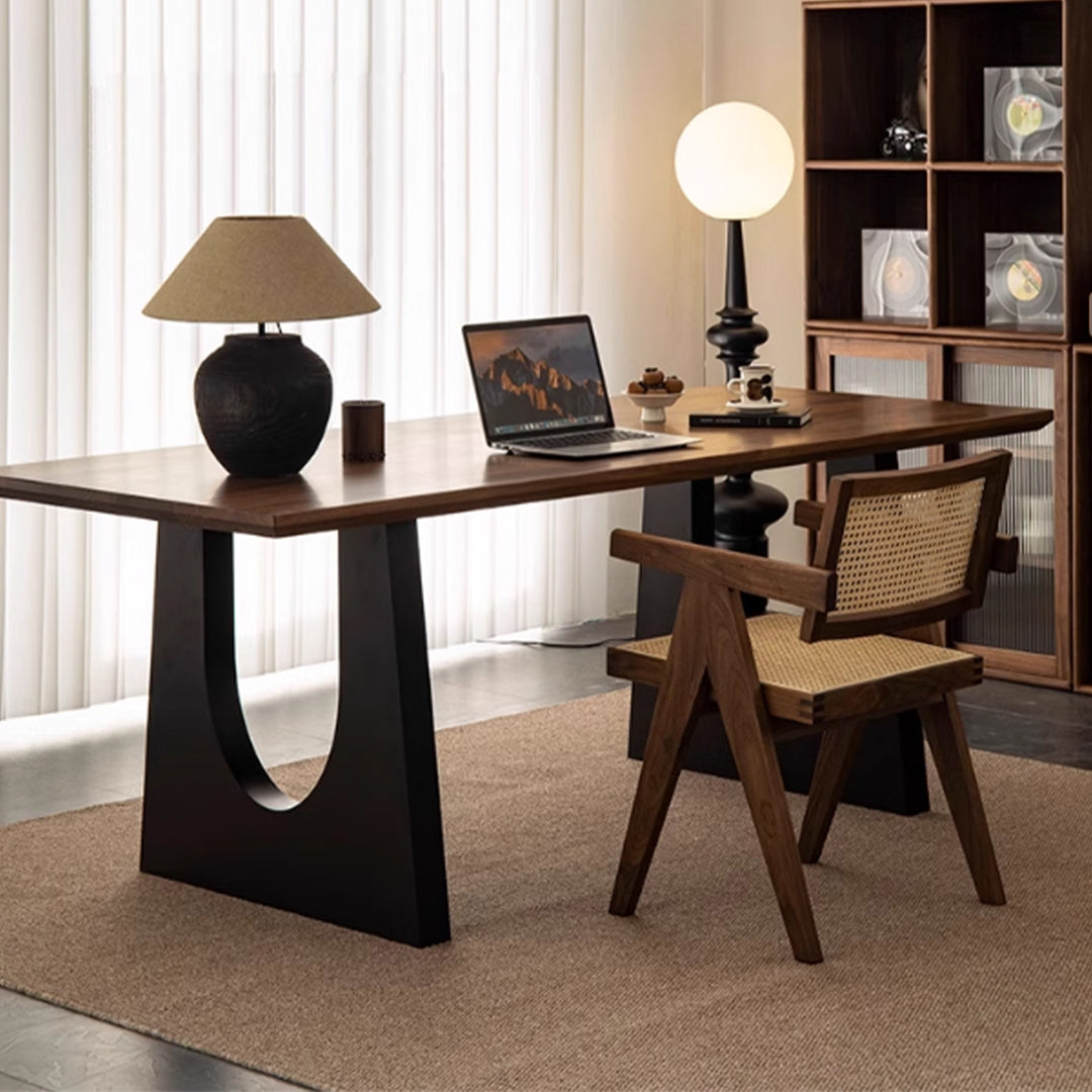 MAS-3552 Masdio Japandi Solid Wood Study Table