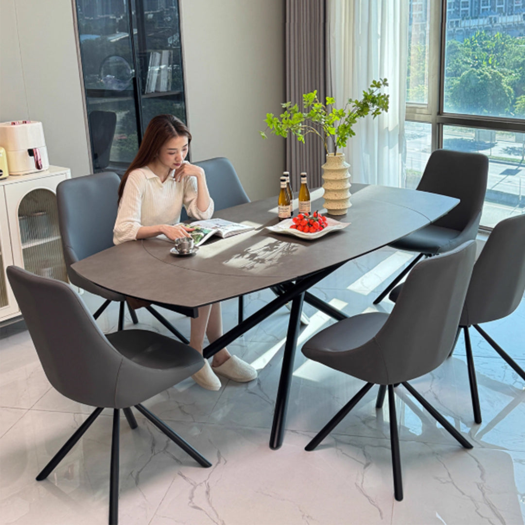MAS-3554 Masdio Sintered Stone Extendable Dining Table