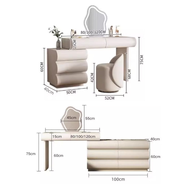 MAS-3556 Masdio Modern Vanity Table Set