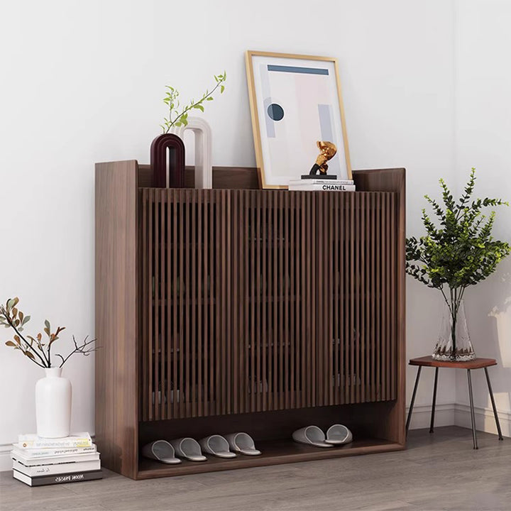 MAS-3565 Masdio Rustic Solid Wood Shoe Cabinet