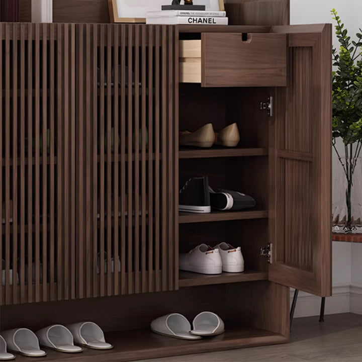 MAS-3565 Masdio Rustic Solid Wood Shoe Cabinet