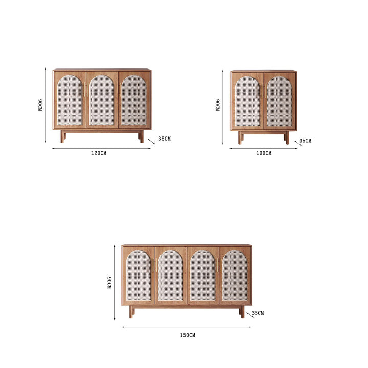 MAS-3569 Masdio Rattan Sideboard