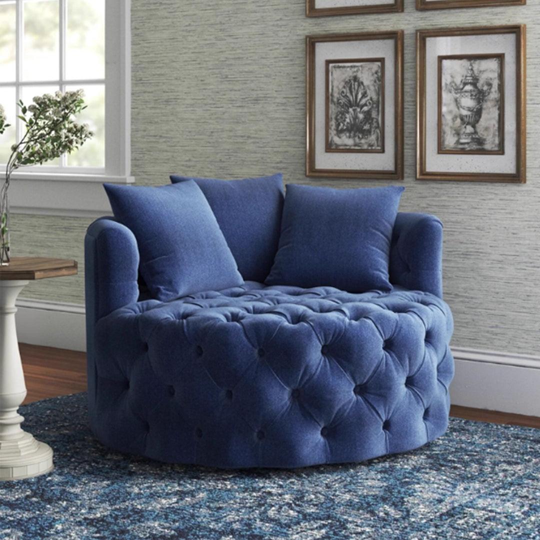 MAS-3572 Masdio Victorian Swivel Armchair