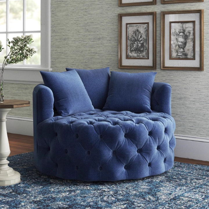 MAS-3572 Masdio Victorian Swivel Armchair