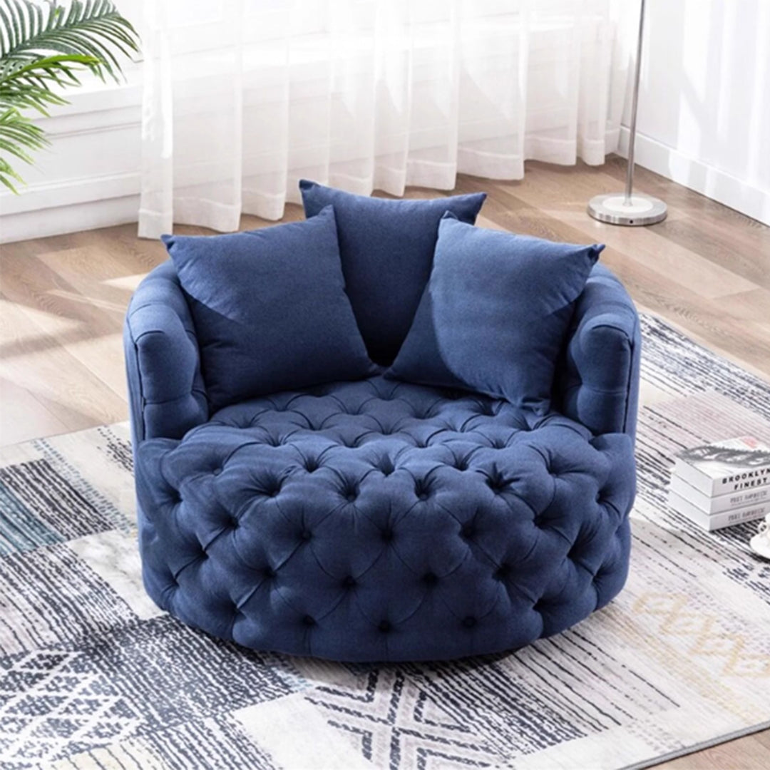 MAS-3572 Masdio Victorian Swivel Armchair
