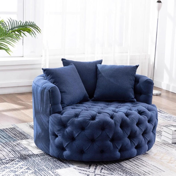 MAS-3572 Masdio Victorian Swivel Armchair