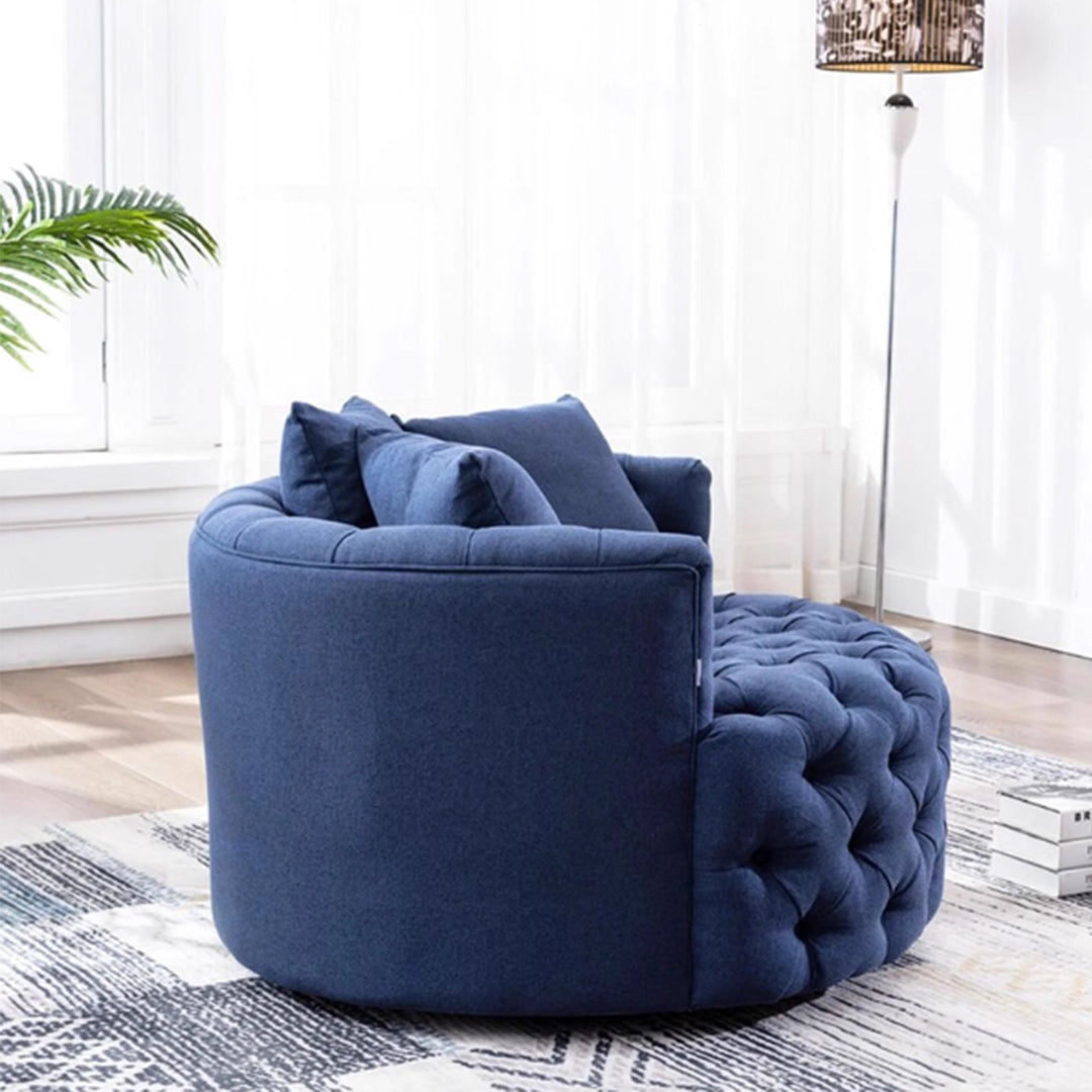 MAS-3572 Masdio Victorian Swivel Armchair